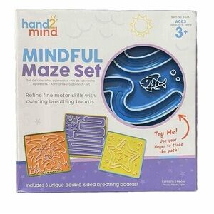 Mindful Maze Set Motor Skills 3 Pieces 3+Ages